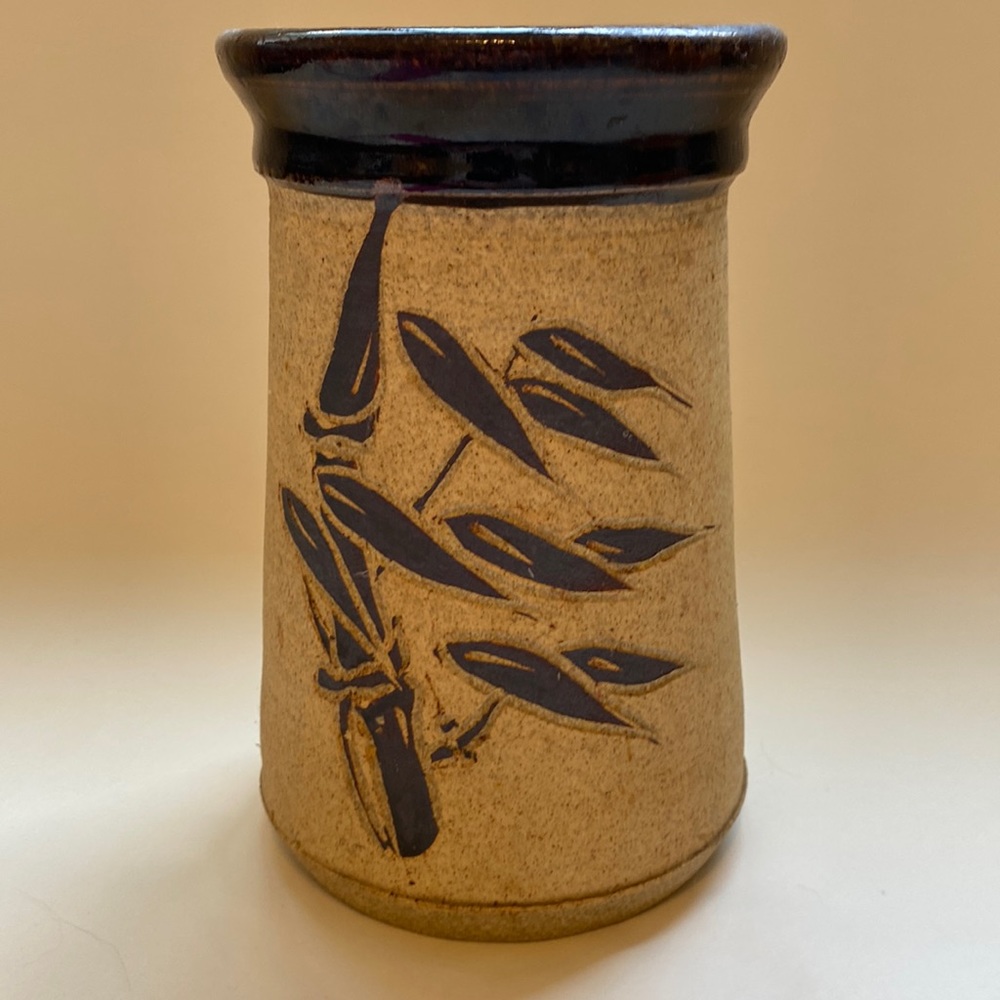 Signed Pottery Vase